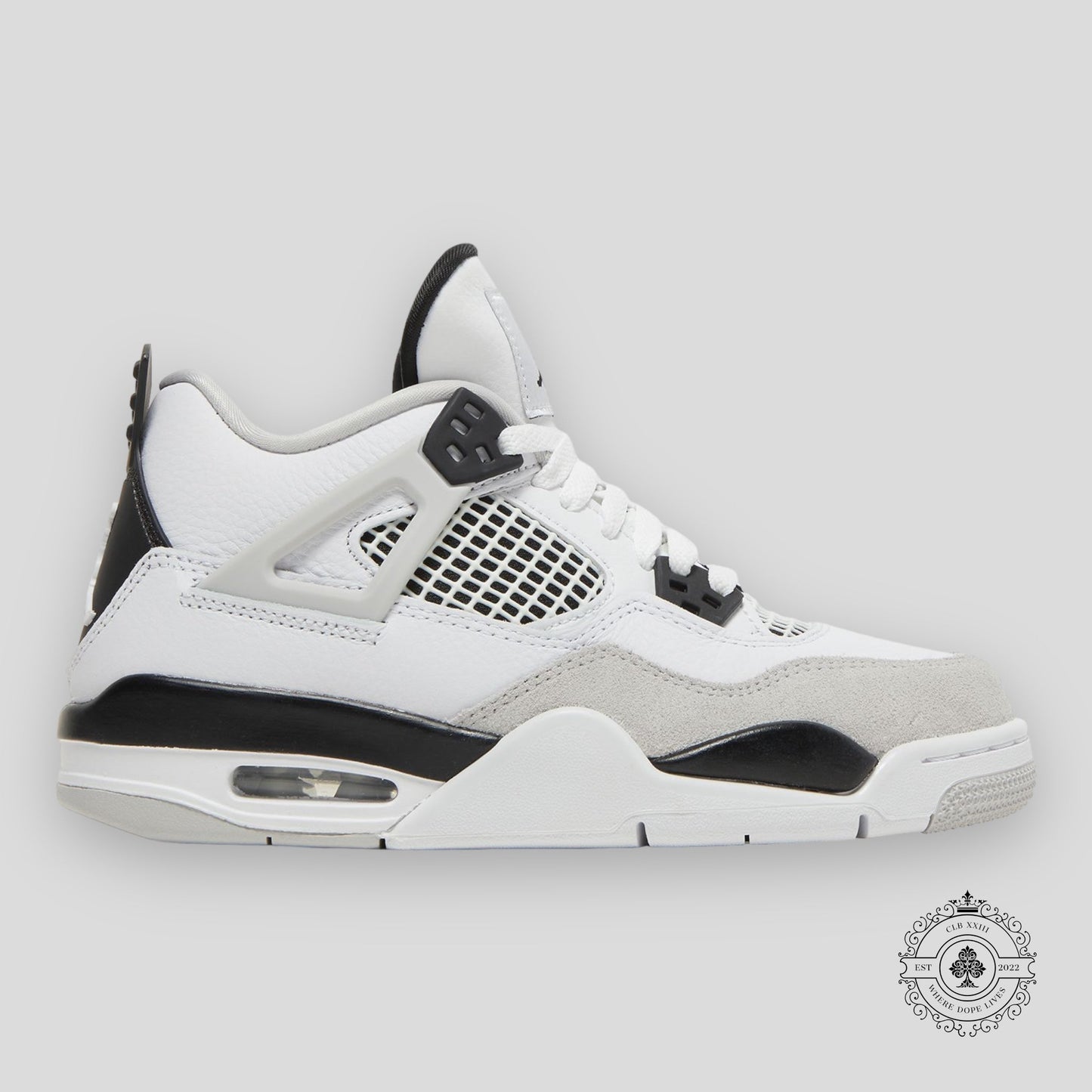 Air Jordan 4 Retro GS Military Black